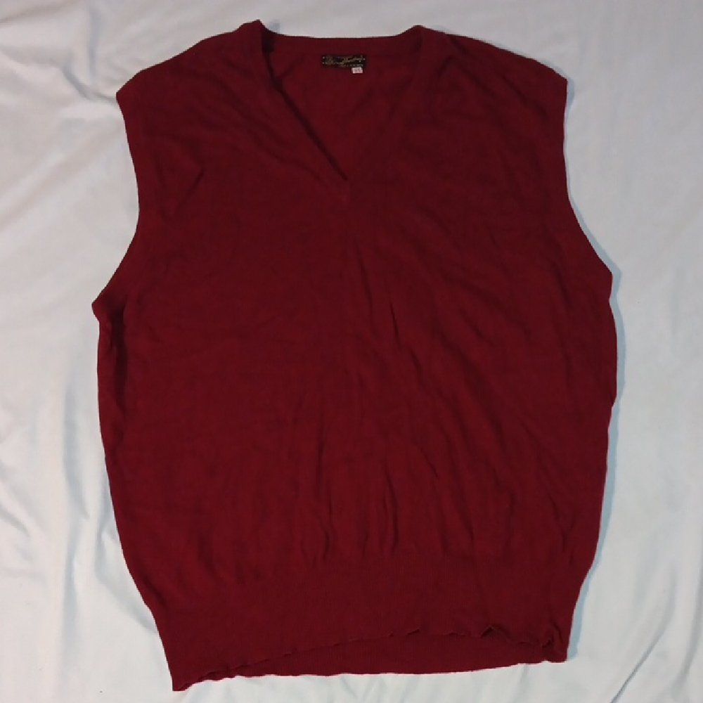 Mens Vintage Jones Armstrong 100% Cashmere Sweater Vest
